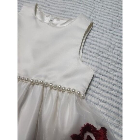 Princess Collection White And Red Gorgeous Dress, Special Occasion s- 18m Pearl - Picture 6 of 16